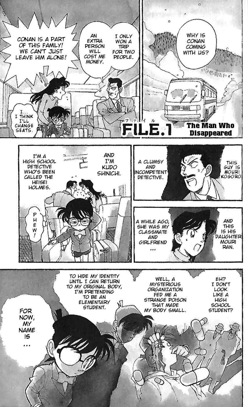 Detective Conan Tokubetsu-hen Chapter 1 page 2 - Chapter 1: The Man Who Disappeared
