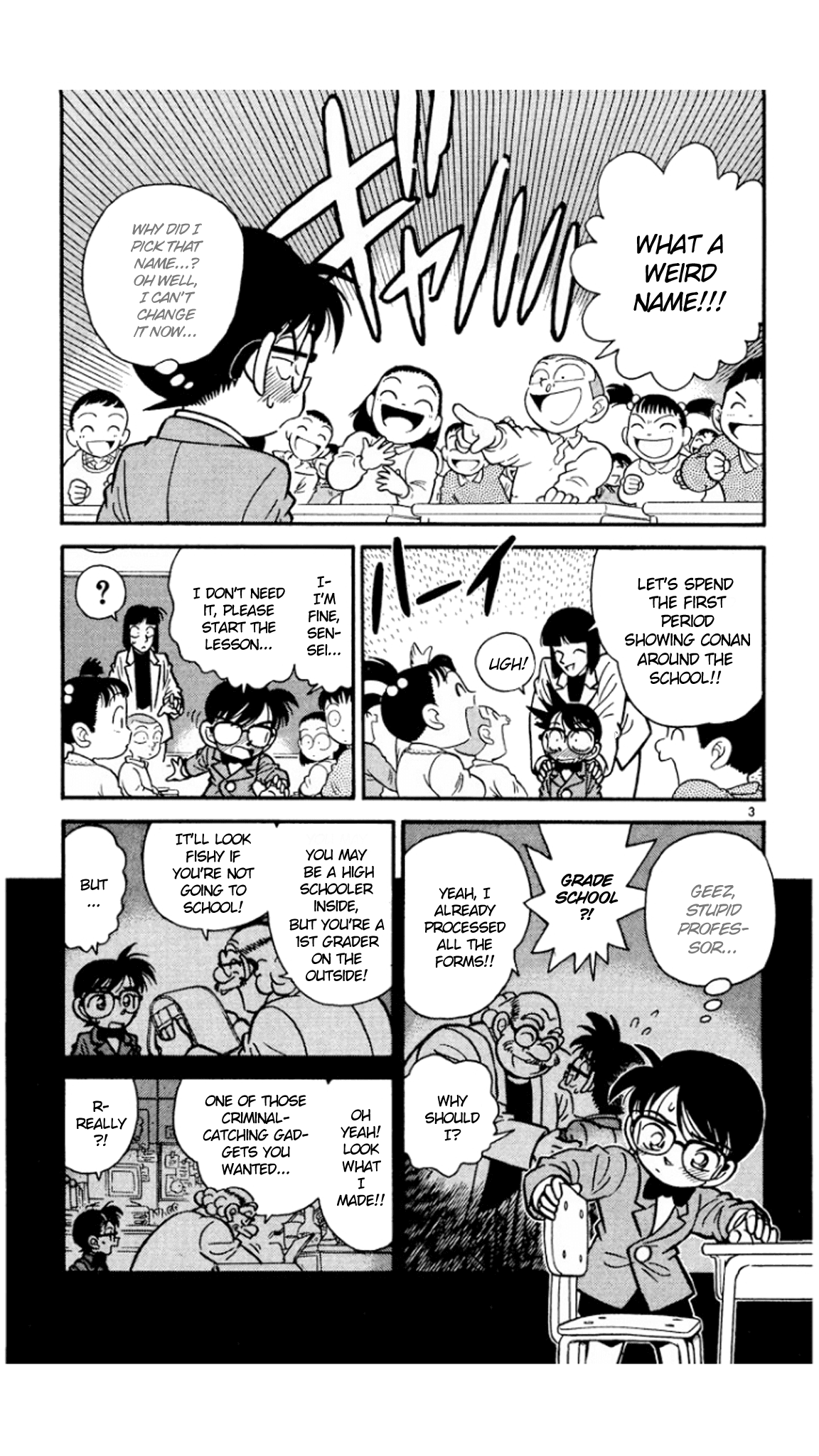 Detective Conan Chapter 10 page 4 - Chapter 10: A Lucrative Tailing Job