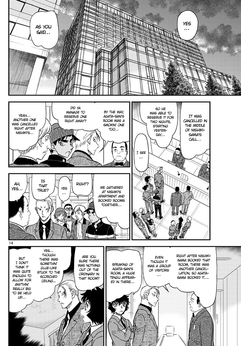 Detective Conan Chapter 1003 page 14 - Chapter 1003: Rosy Brown Traces