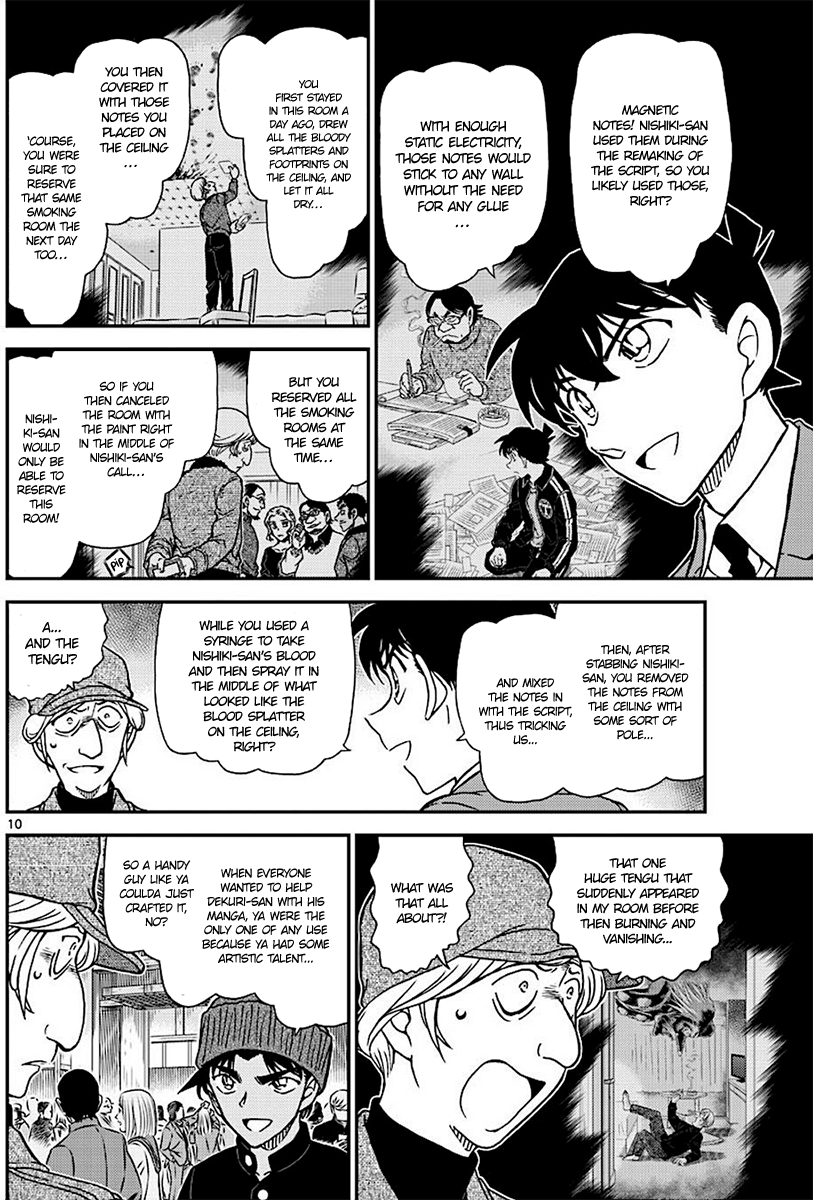 Detective Conan Chapter 1004 page 10 - Chapter 1004: Light Pink Answer
