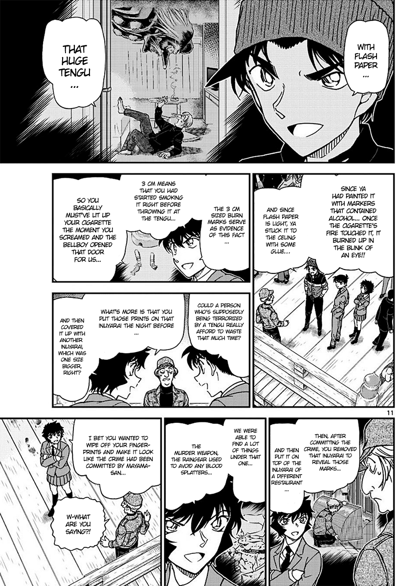 Detective Conan Chapter 1004 page 11 - Chapter 1004: Light Pink Answer