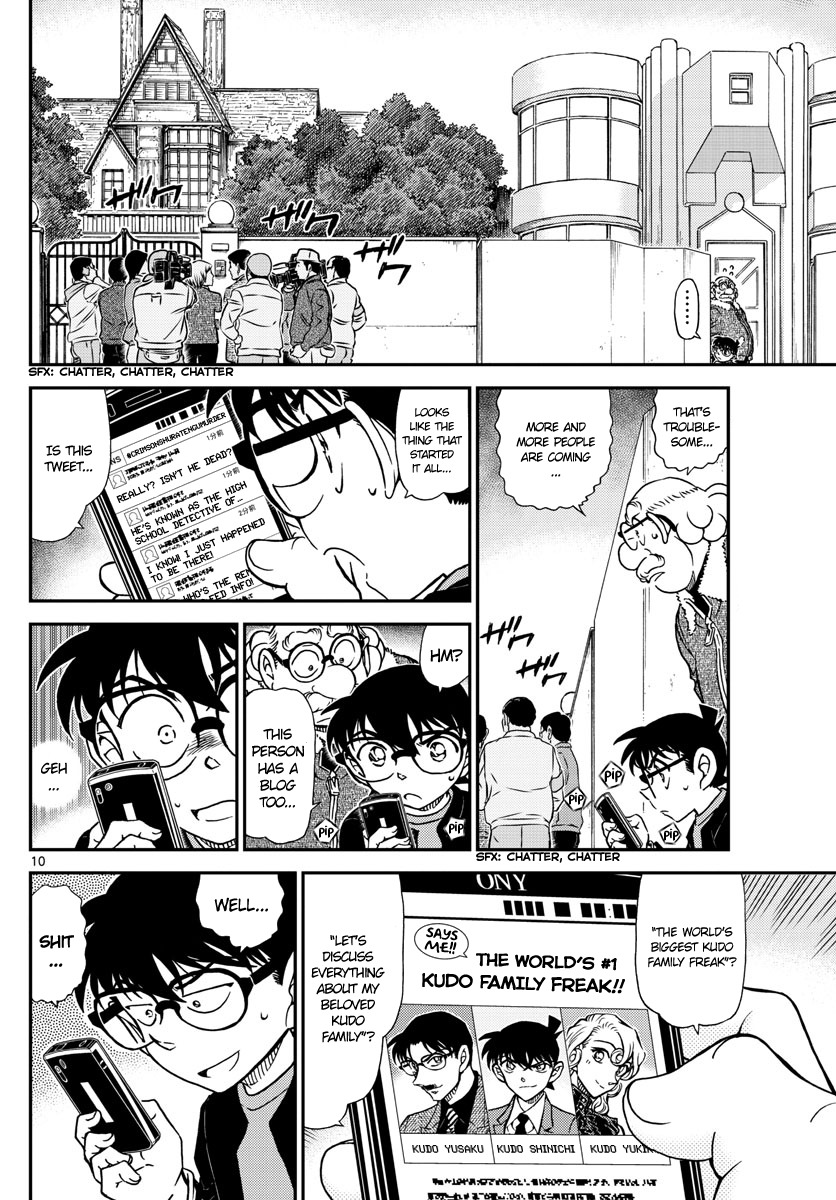 Detective Conan Chapter 1006 page 10 - Chapter 1006: Stay Put!