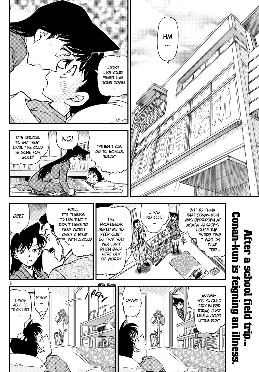 Detective Conan Chapter 1006 page 2 - Chapter 1006: Stay Put!
