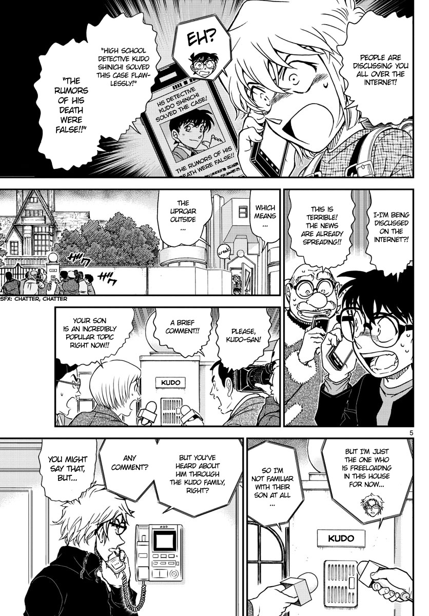 Detective Conan Chapter 1006 page 5 - Chapter 1006: Stay Put!
