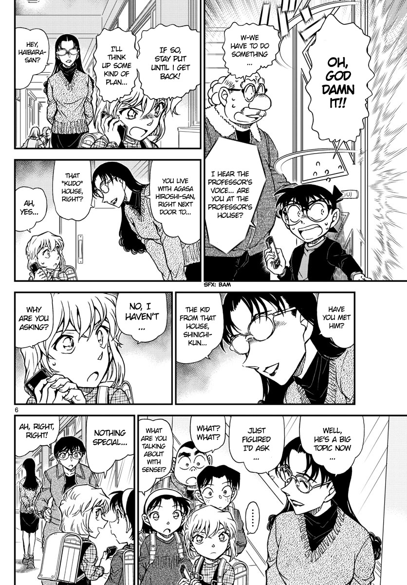 Detective Conan Chapter 1006 page 6 - Chapter 1006: Stay Put!