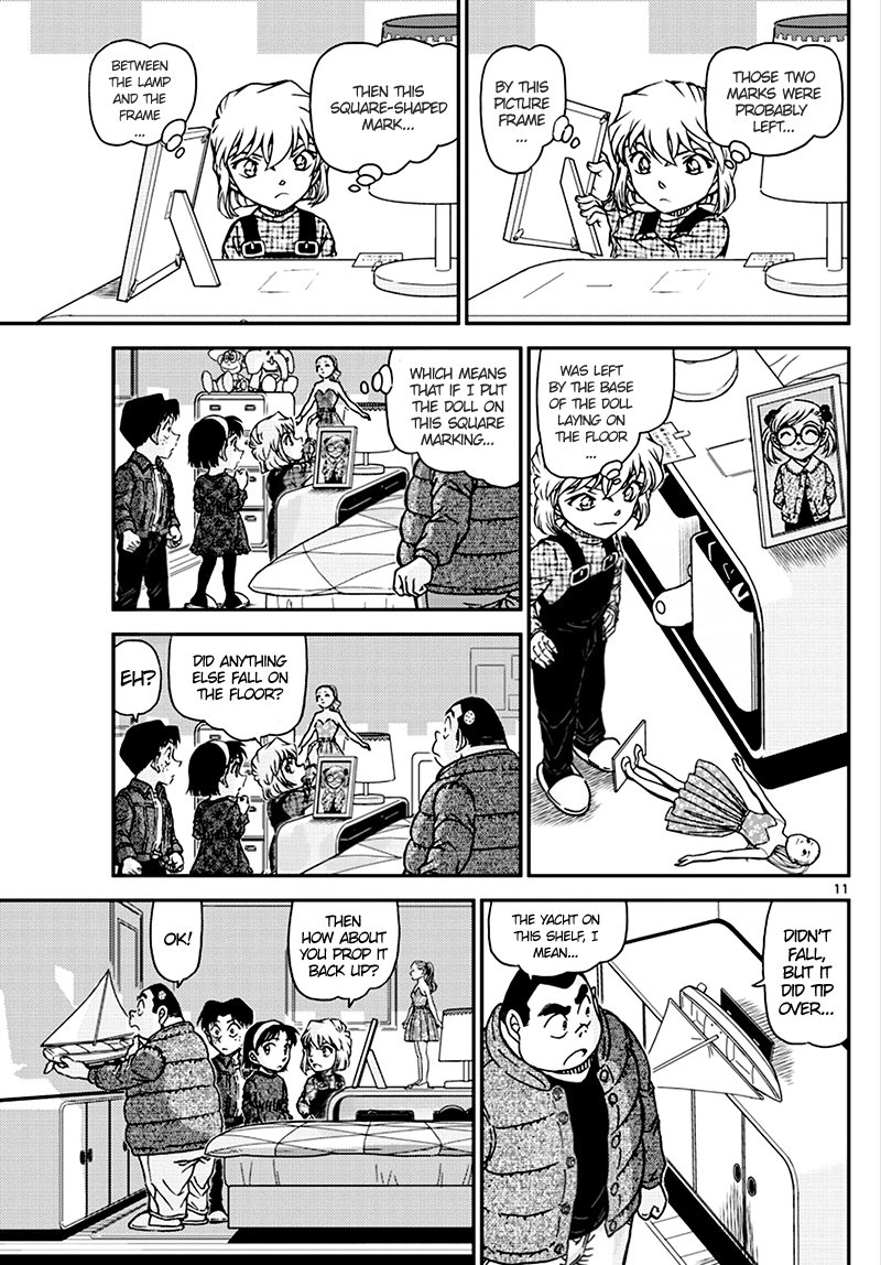 Detective Conan Chapter 1007 page 11 - Chapter 1007: Nervous!