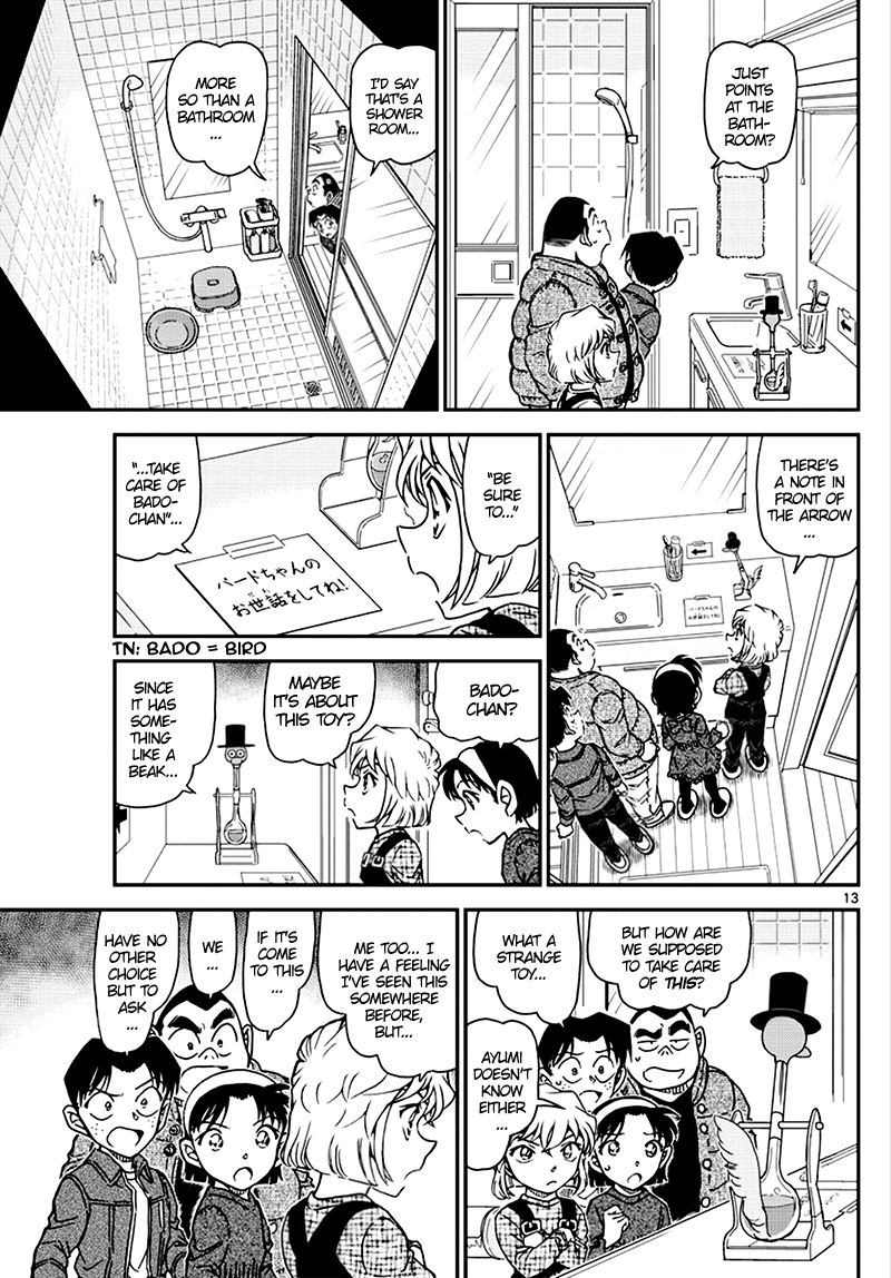 Detective Conan Chapter 1007 page 13 - Chapter 1007: Nervous!