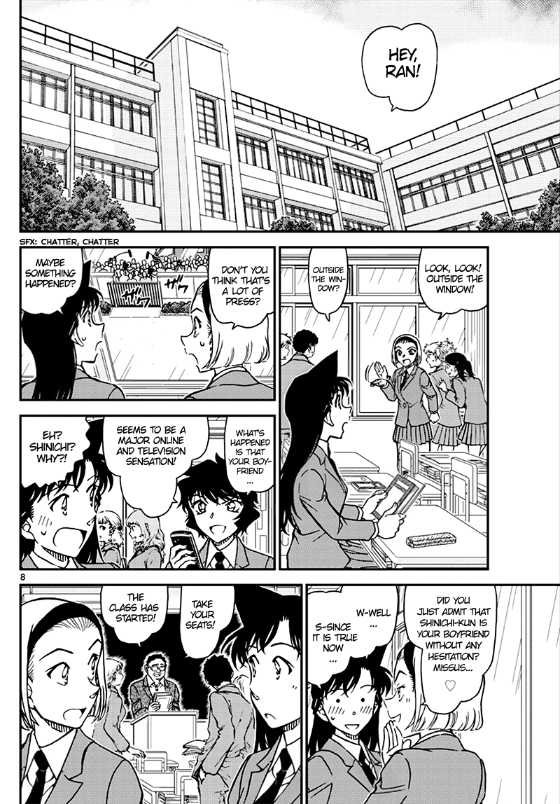 Detective Conan Chapter 1007 page 8 - Chapter 1007: Nervous!