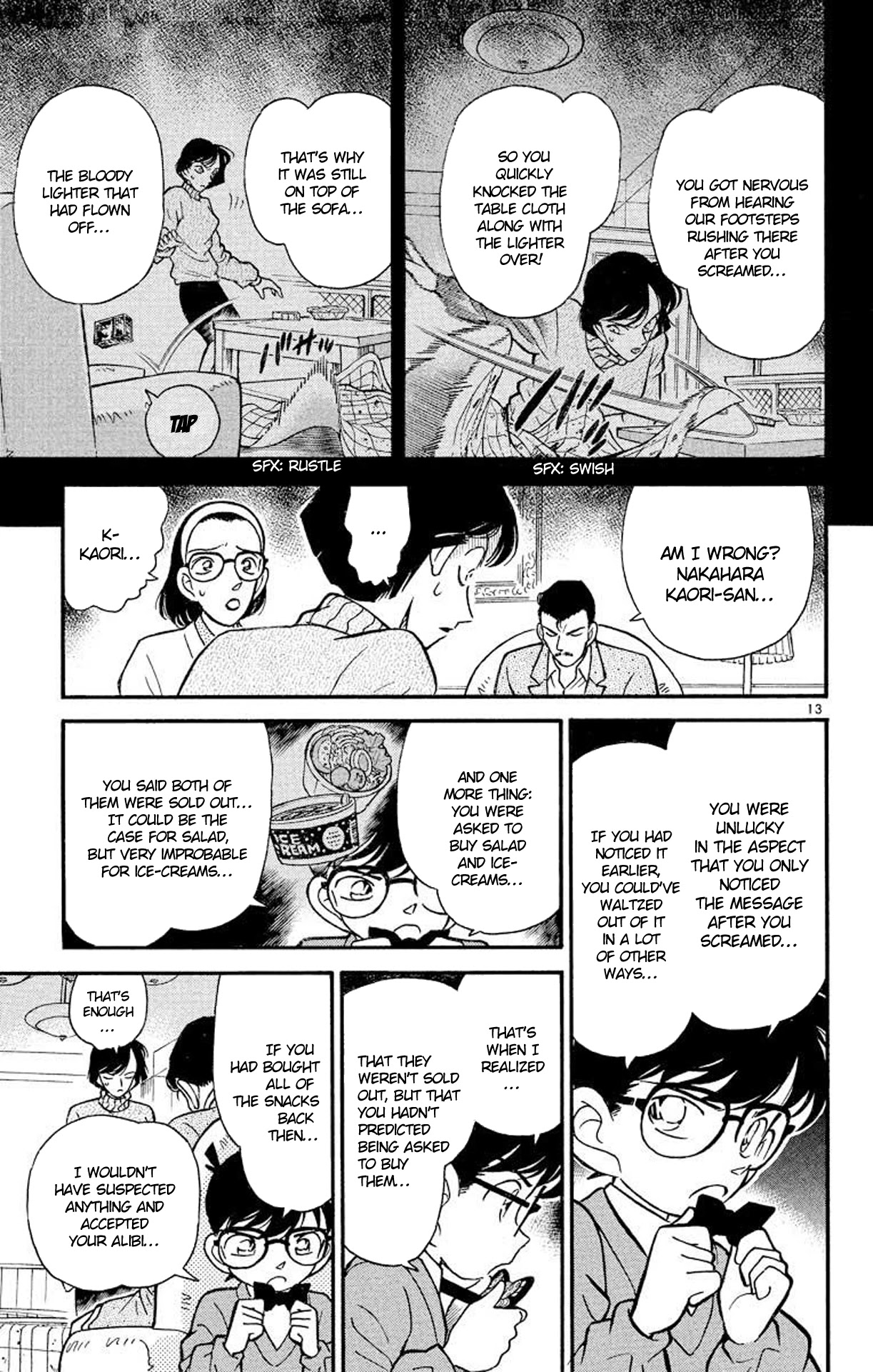 Detective Conan Chapter 101 page 14 - Chapter 101: The Talking Table Cloth