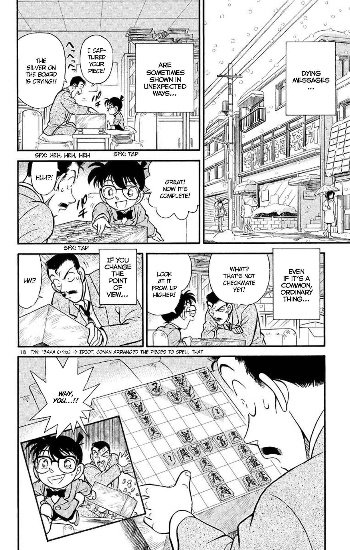 Detective Conan Chapter 101 page 19 - Chapter 101: The Talking Table Cloth
