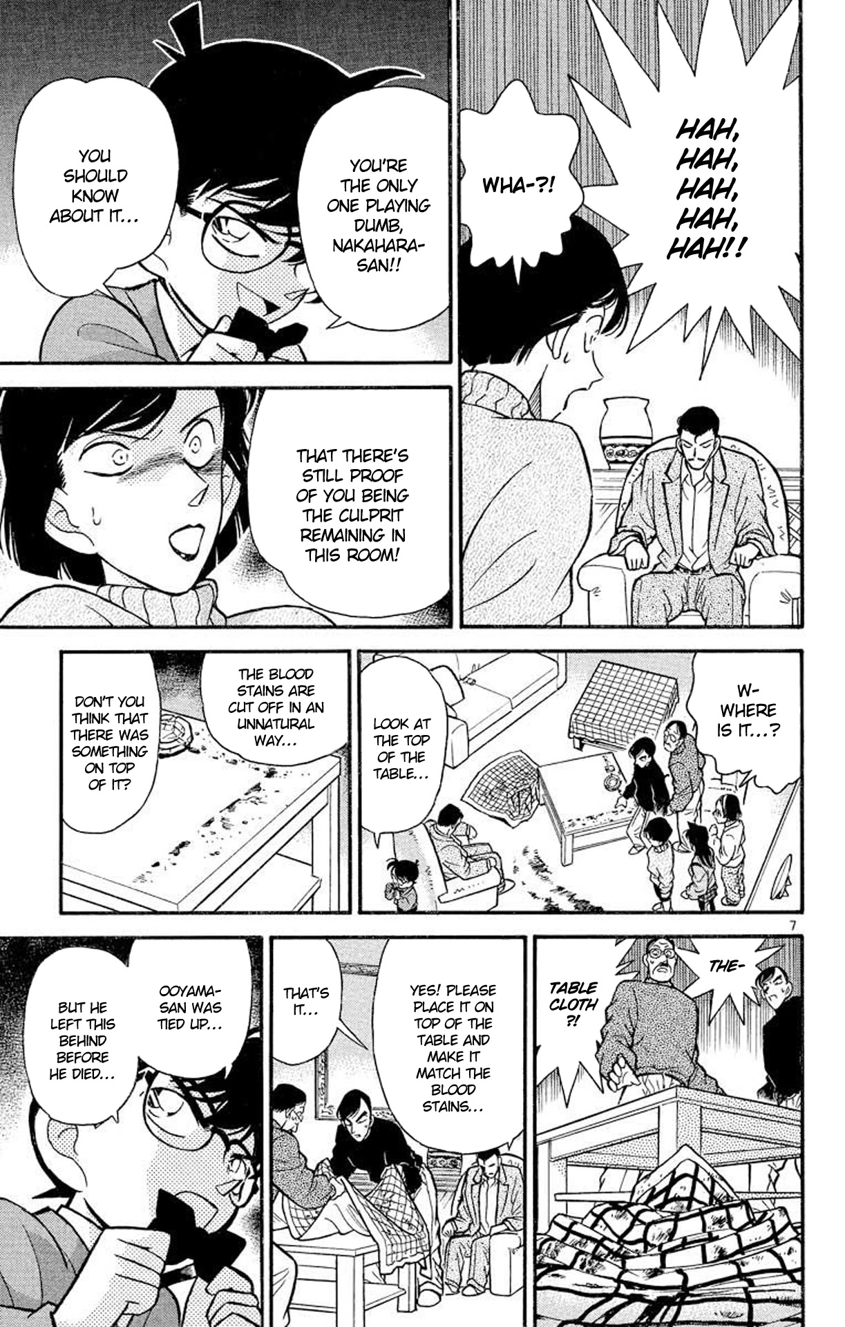 Detective Conan Chapter 101 page 8 - Chapter 101: The Talking Table Cloth
