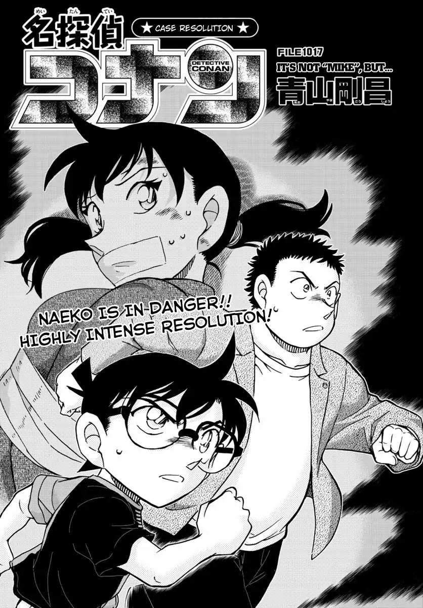 Detective Conan Chapter 1017 page 1 - Chapter 1017: It's Not "Mike", But...