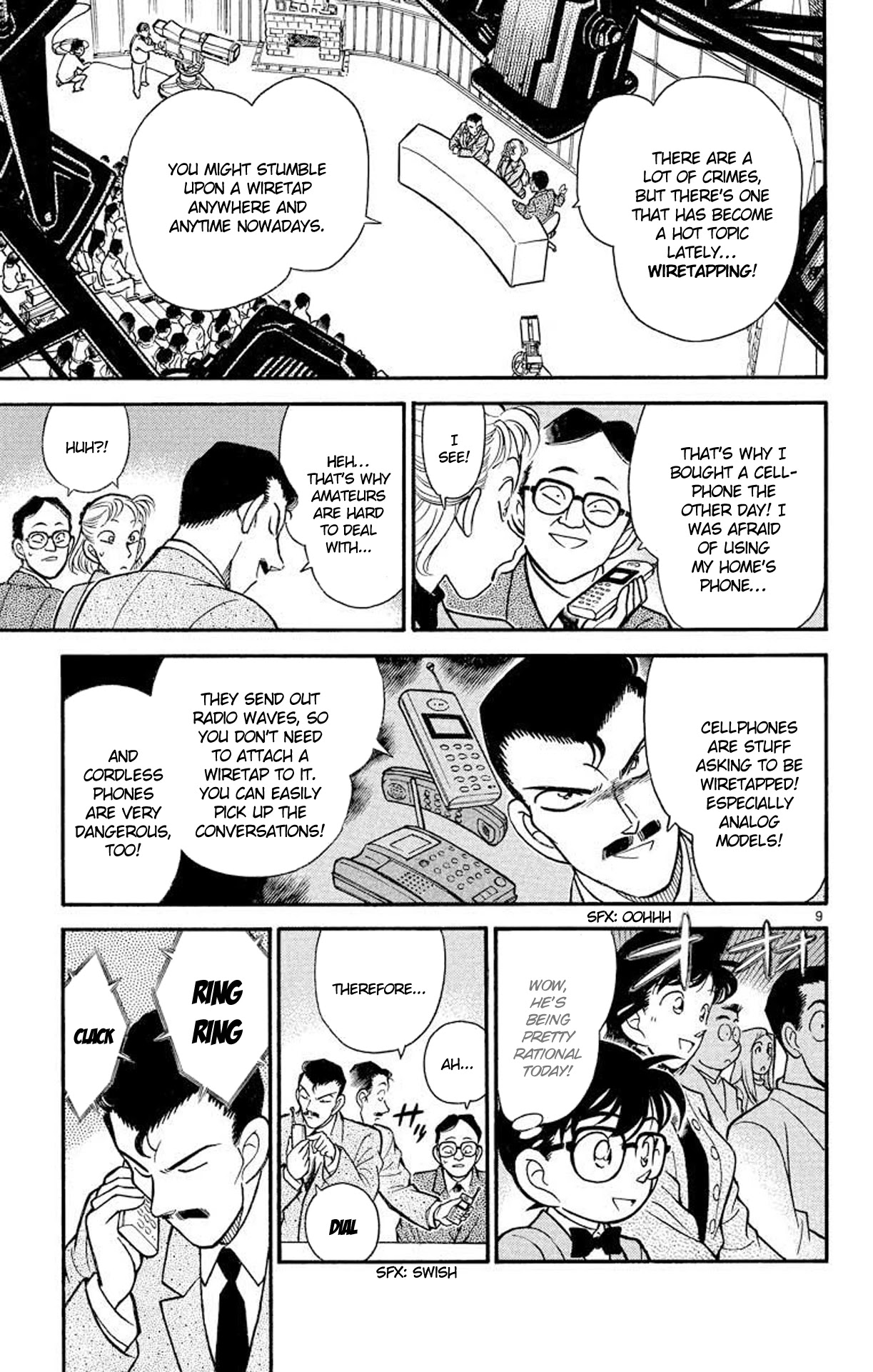 Detective Conan Chapter 102 page 10 - Chapter 102: Death in Live Broadcast