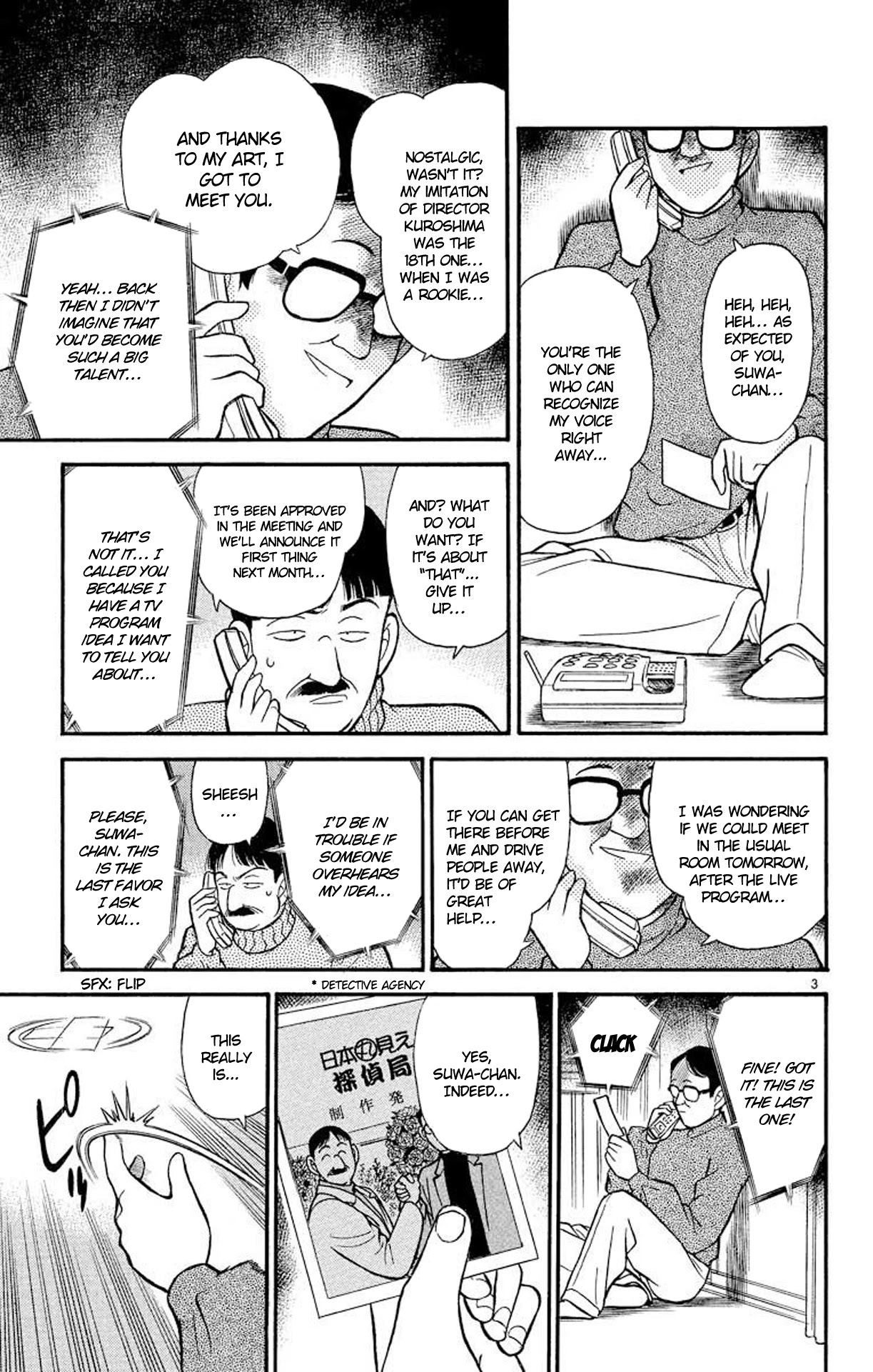 Detective Conan Chapter 102 page 4 - Chapter 102: Death in Live Broadcast