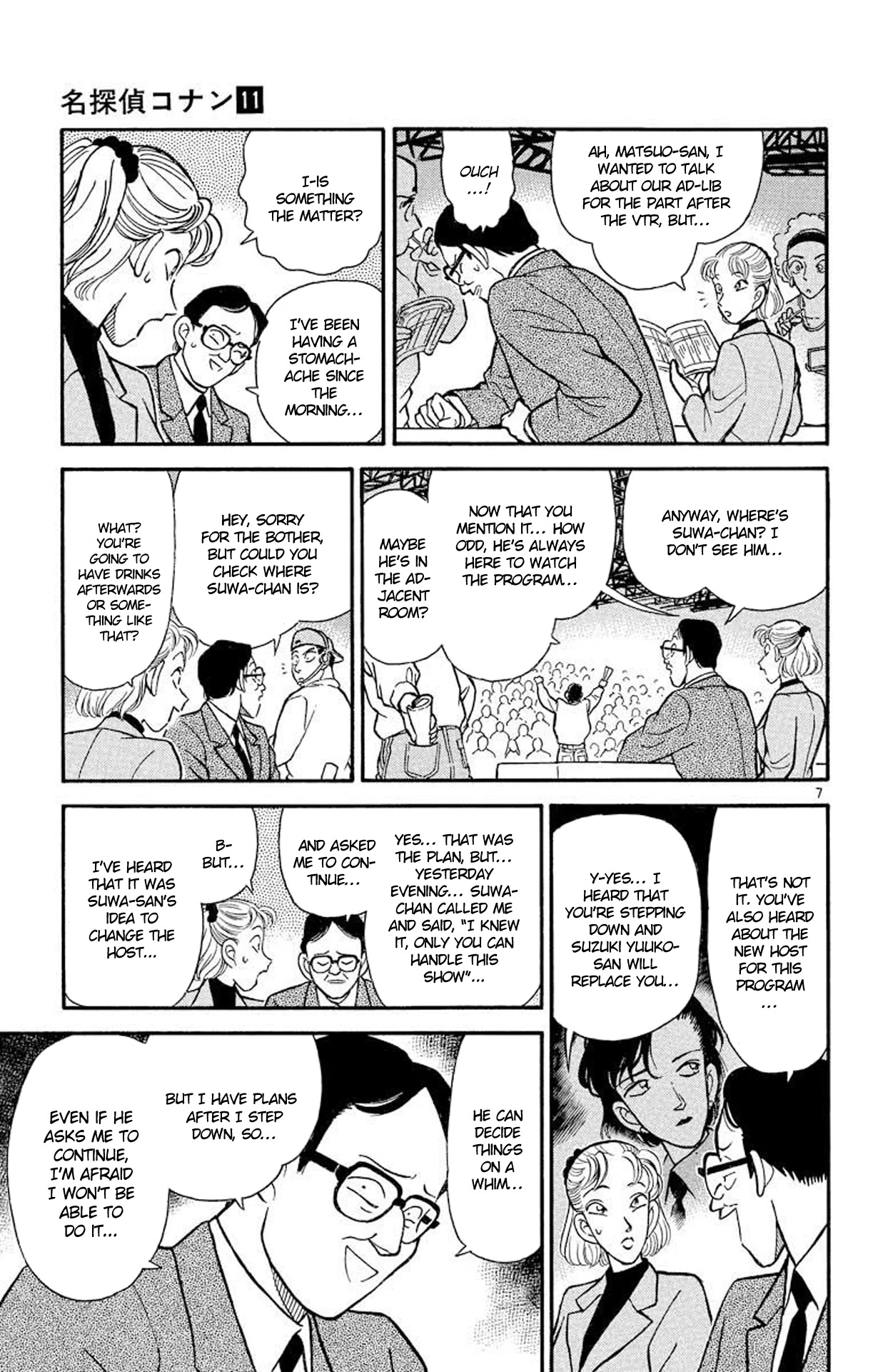 Detective Conan Chapter 102 page 8 - Chapter 102: Death in Live Broadcast