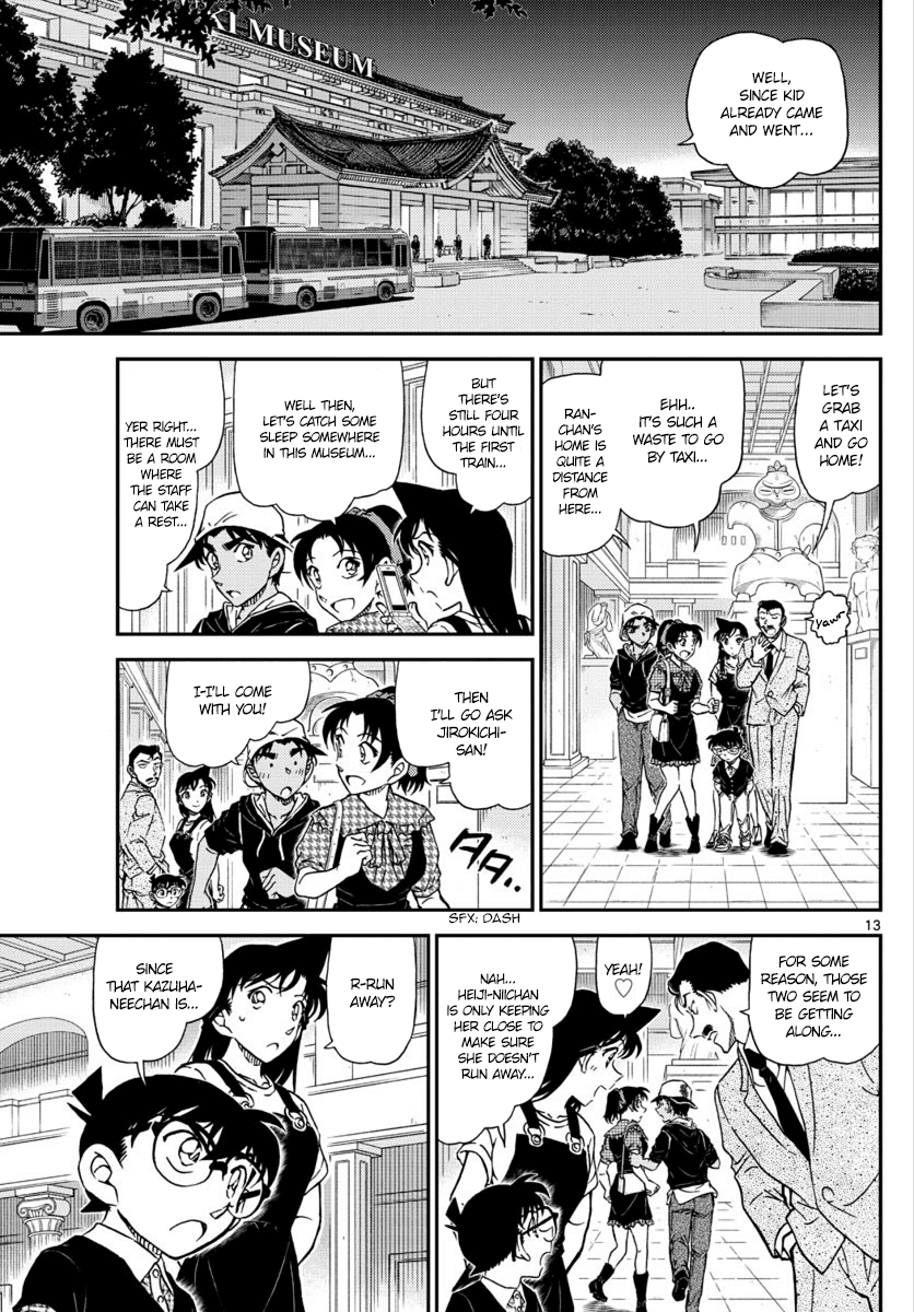 Detective Conan Chapter 1020 page 13 - Chapter 1020: Lead Around by the Nose