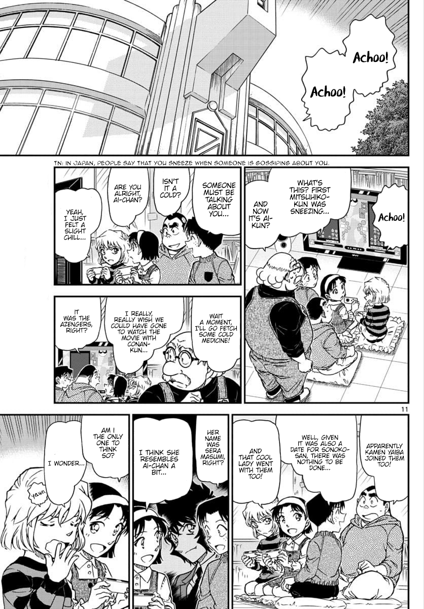 Detective Conan Chapter 1025 page 11 - Chapter 1025: A Mature Child
