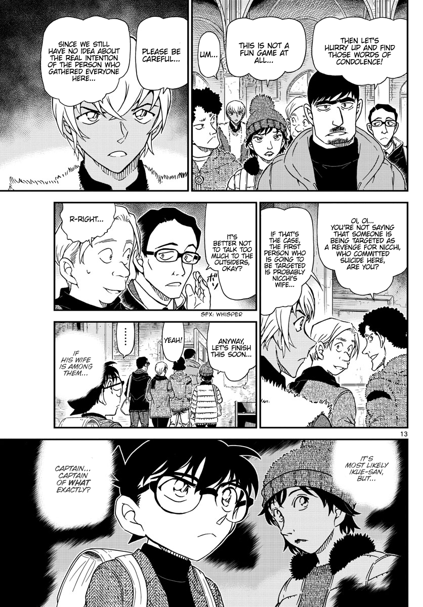 Detective Conan Chapter 1028 page 14 - Chapter 1028: Mountain Villa in the Snowy Mountains