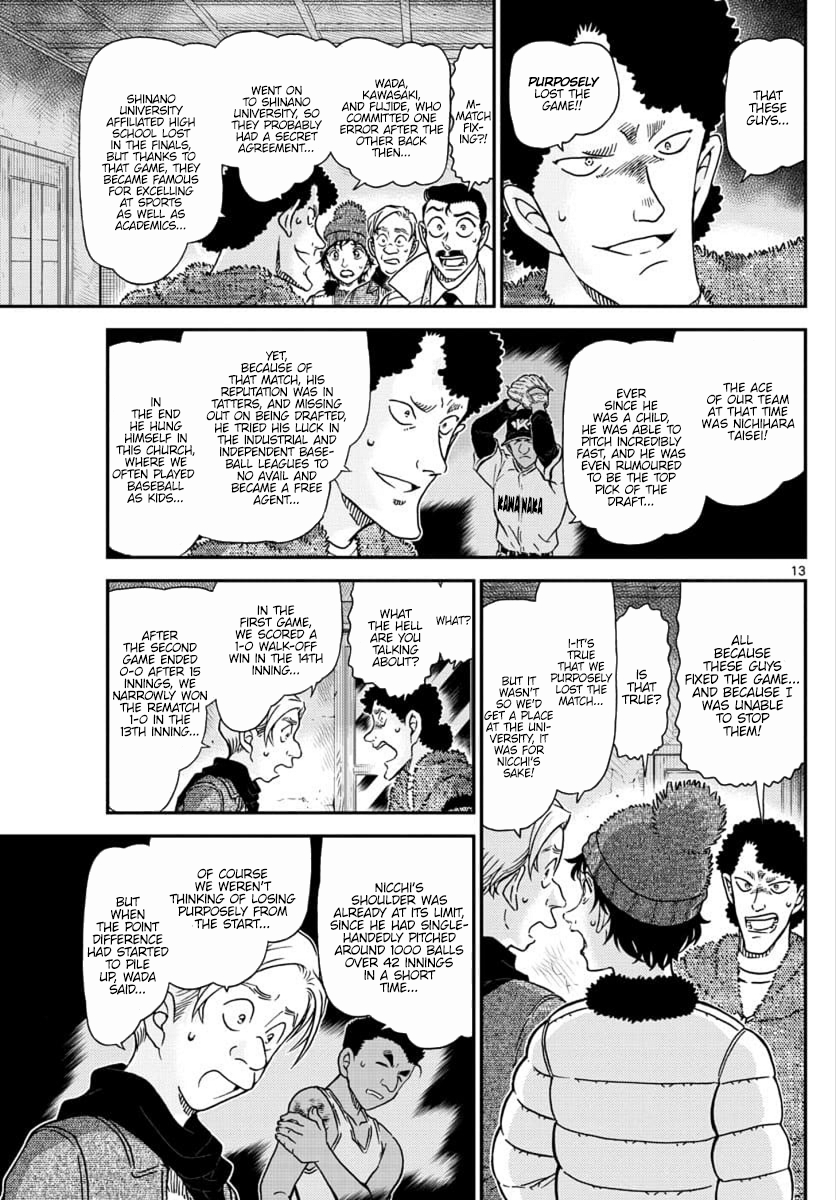 Detective Conan Chapter 1031 page 13 - Chapter 1031: A Dangerous Feeling