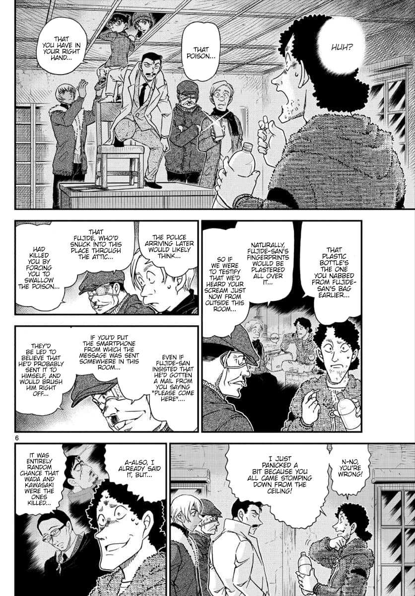 Detective Conan Chapter 1031 page 6 - Chapter 1031: A Dangerous Feeling