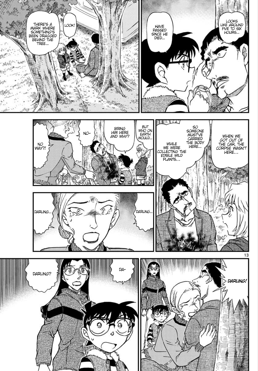 Detective Conan Chapter 1032 page 14 - Chapter 1032: Collecting Edible Wild Plants