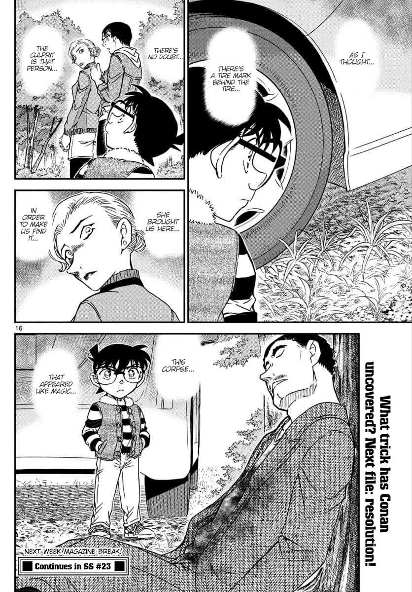 Detective Conan Chapter 1033 page 16 - Chapter 1033: Good Luck Charm