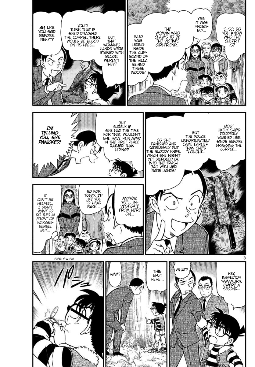 Detective Conan Chapter 1034 page 3 - Chapter 1034: Since You're Clumsy