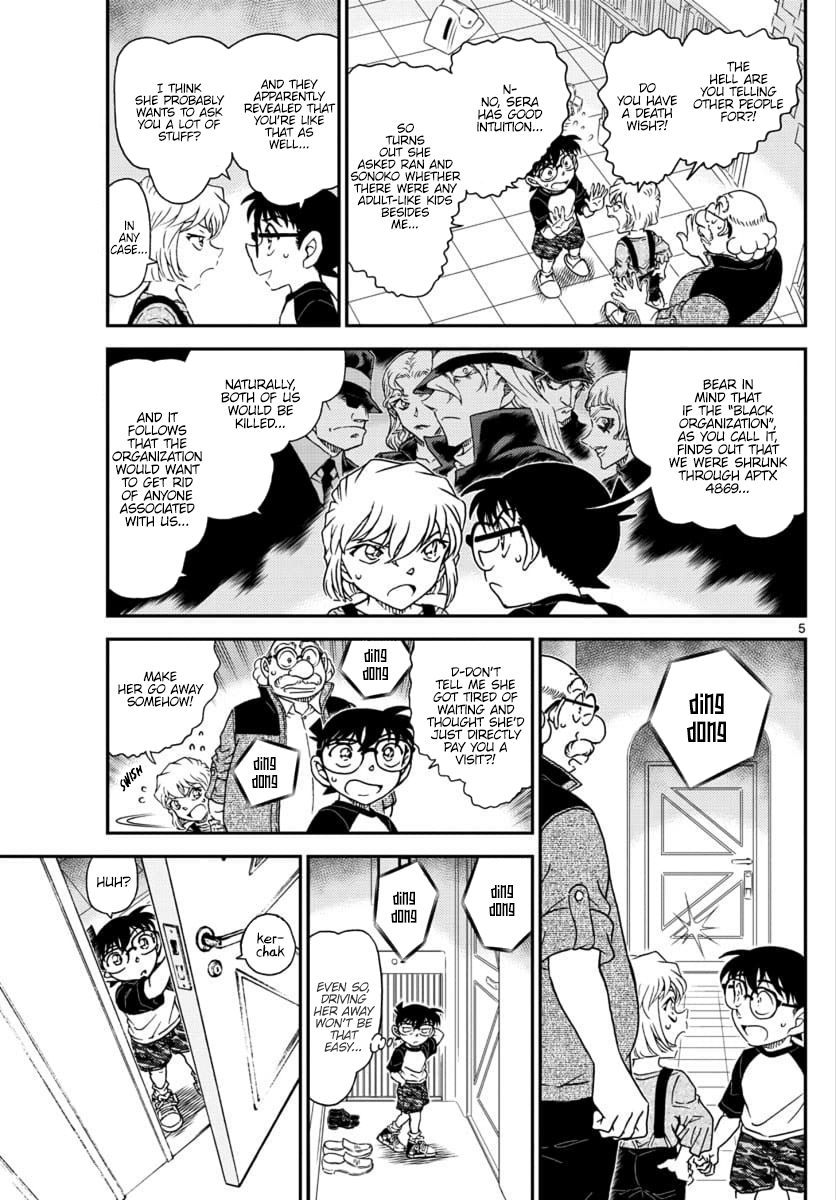 Detective Conan Chapter 1035 page 6 - Chapter 1035: The Carved Black Lacquer Tray
