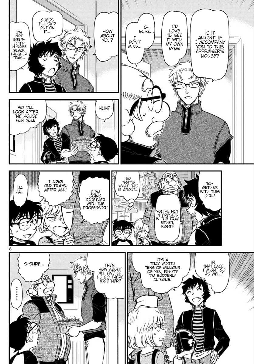 Detective Conan Chapter 1035 page 9 - Chapter 1035: The Carved Black Lacquer Tray