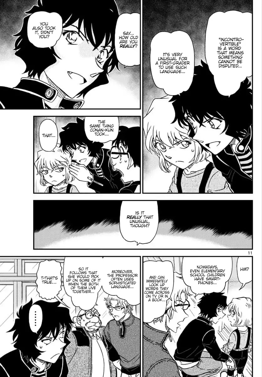 Detective Conan Chapter 1036 page 11 - Chapter 1036: An Adult-Like Child