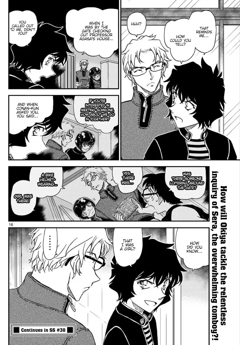 Detective Conan Chapter 1036 page 16 - Chapter 1036: An Adult-Like Child