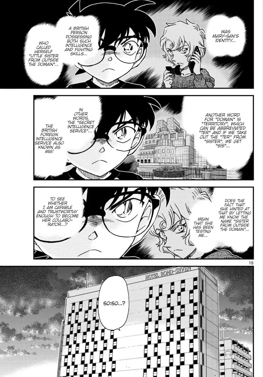 Detective Conan Chapter 1038 page 15 - Chapter 1038: Show, Don't Hide