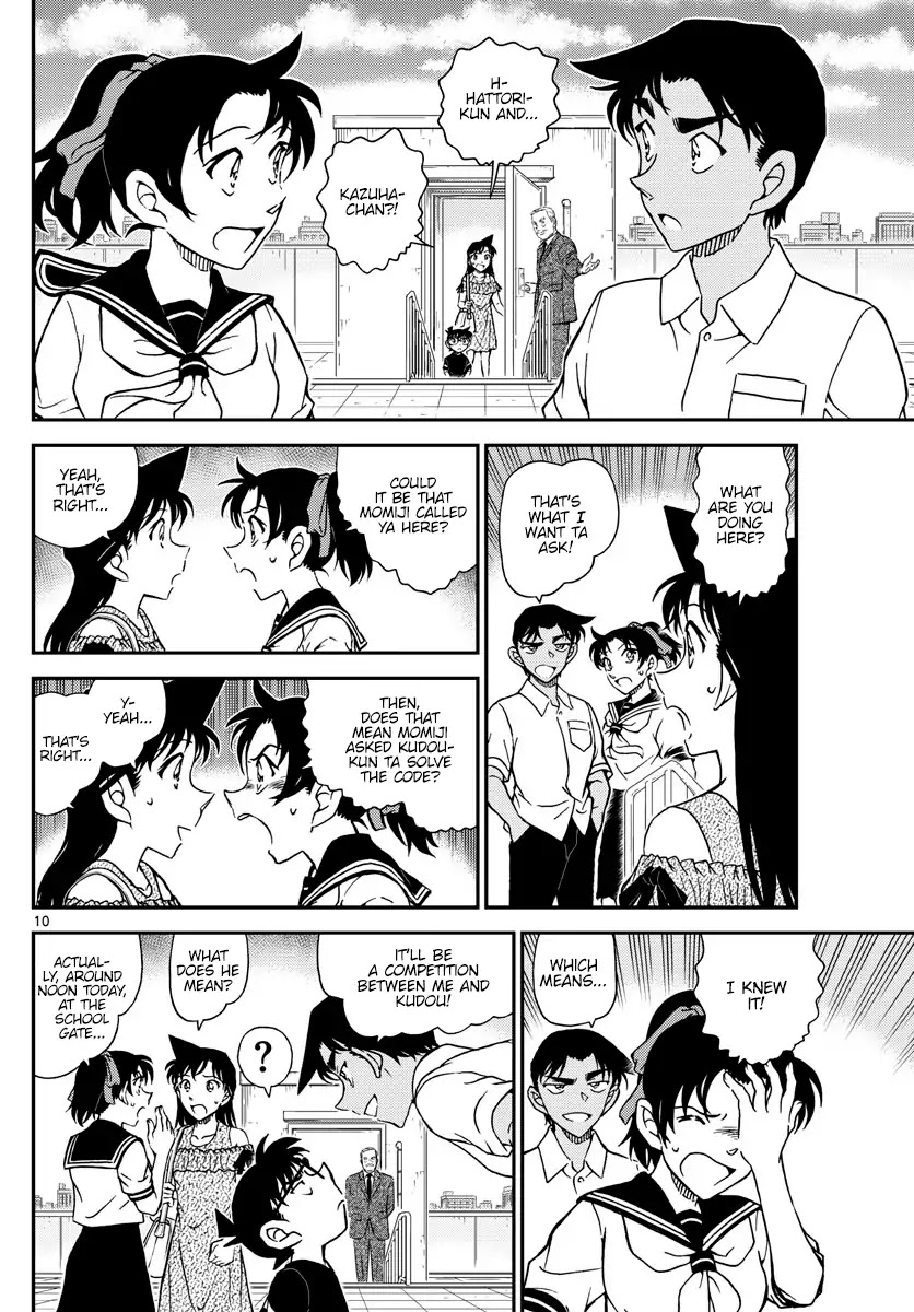 Detective Conan Chapter 1039 page 10 - Chapter 1039: Momiji's Challenge