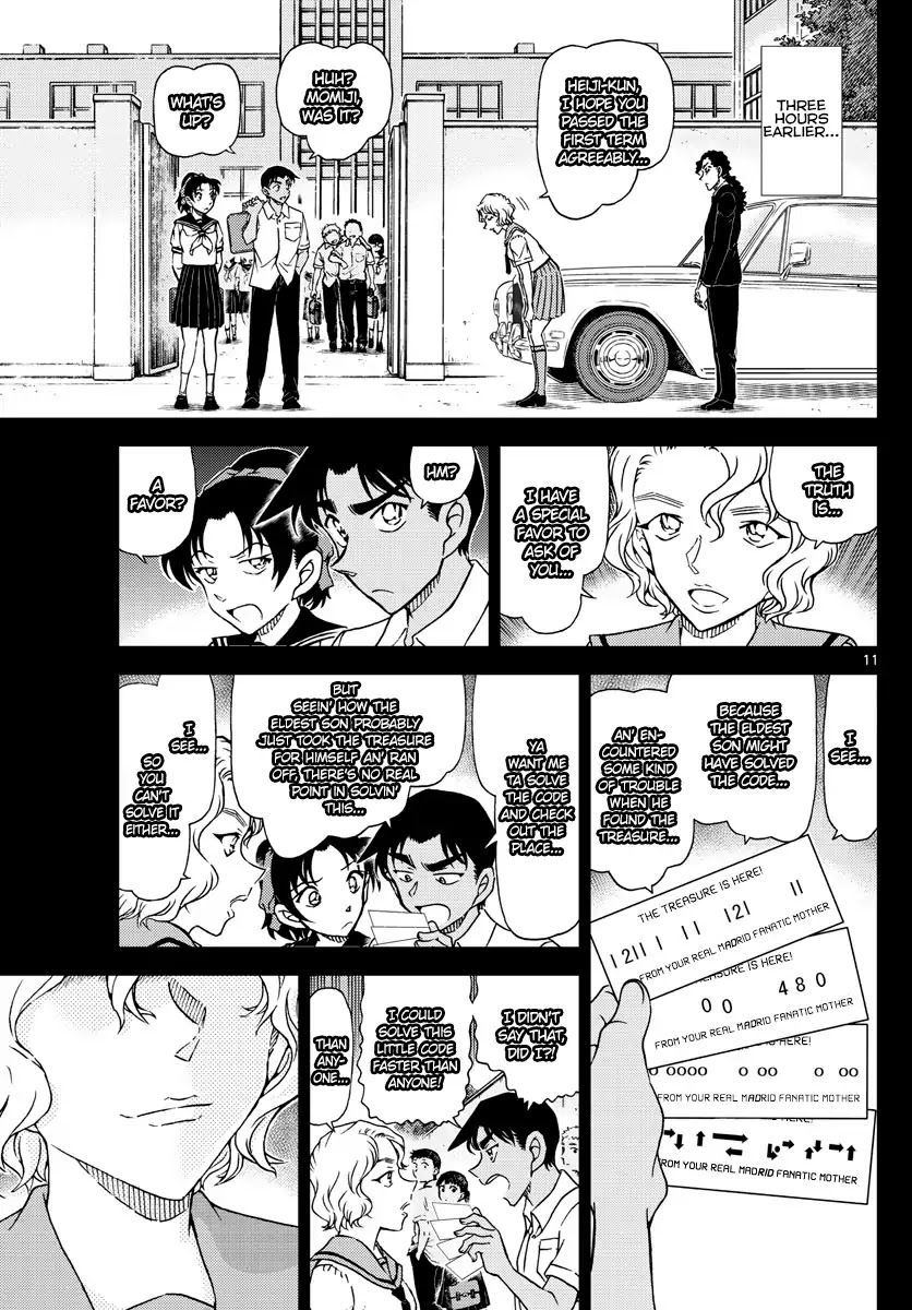 Detective Conan Chapter 1039 page 11 - Chapter 1039: Momiji's Challenge