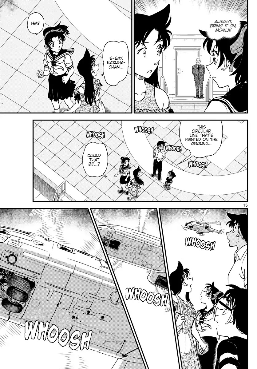 Detective Conan Chapter 1039 page 15 - Chapter 1039: Momiji's Challenge