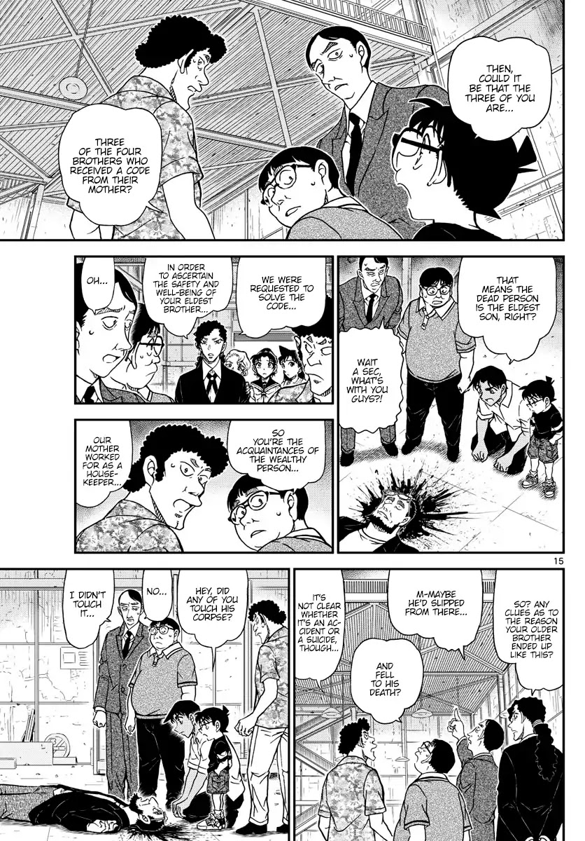 Detective Conan Chapter 1040 page 15 - Chapter 1040: From Your Footbowl Loving Mother