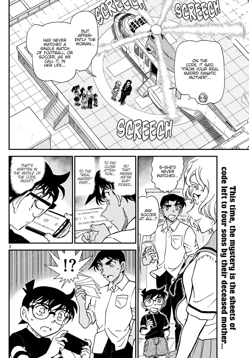 Detective Conan Chapter 1040 page 2 - Chapter 1040: From Your Footbowl Loving Mother