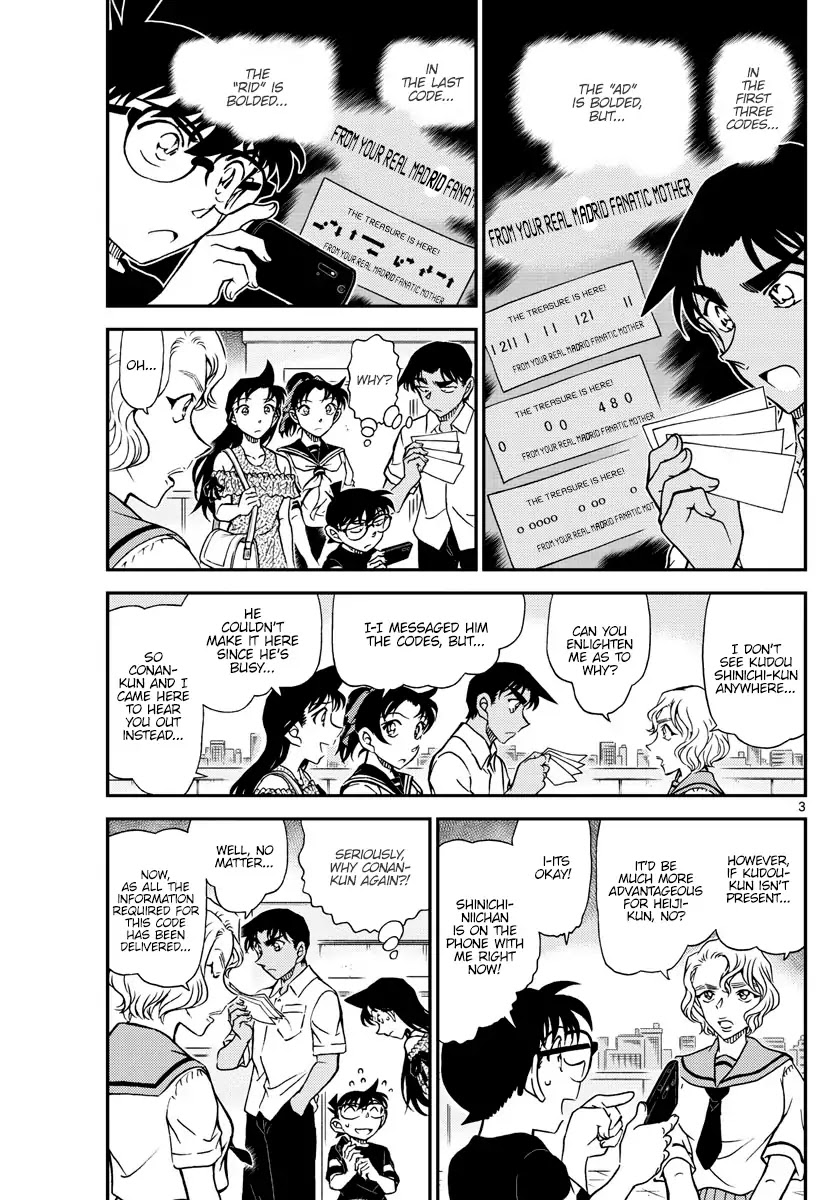 Detective Conan Chapter 1040 page 3 - Chapter 1040: From Your Footbowl Loving Mother