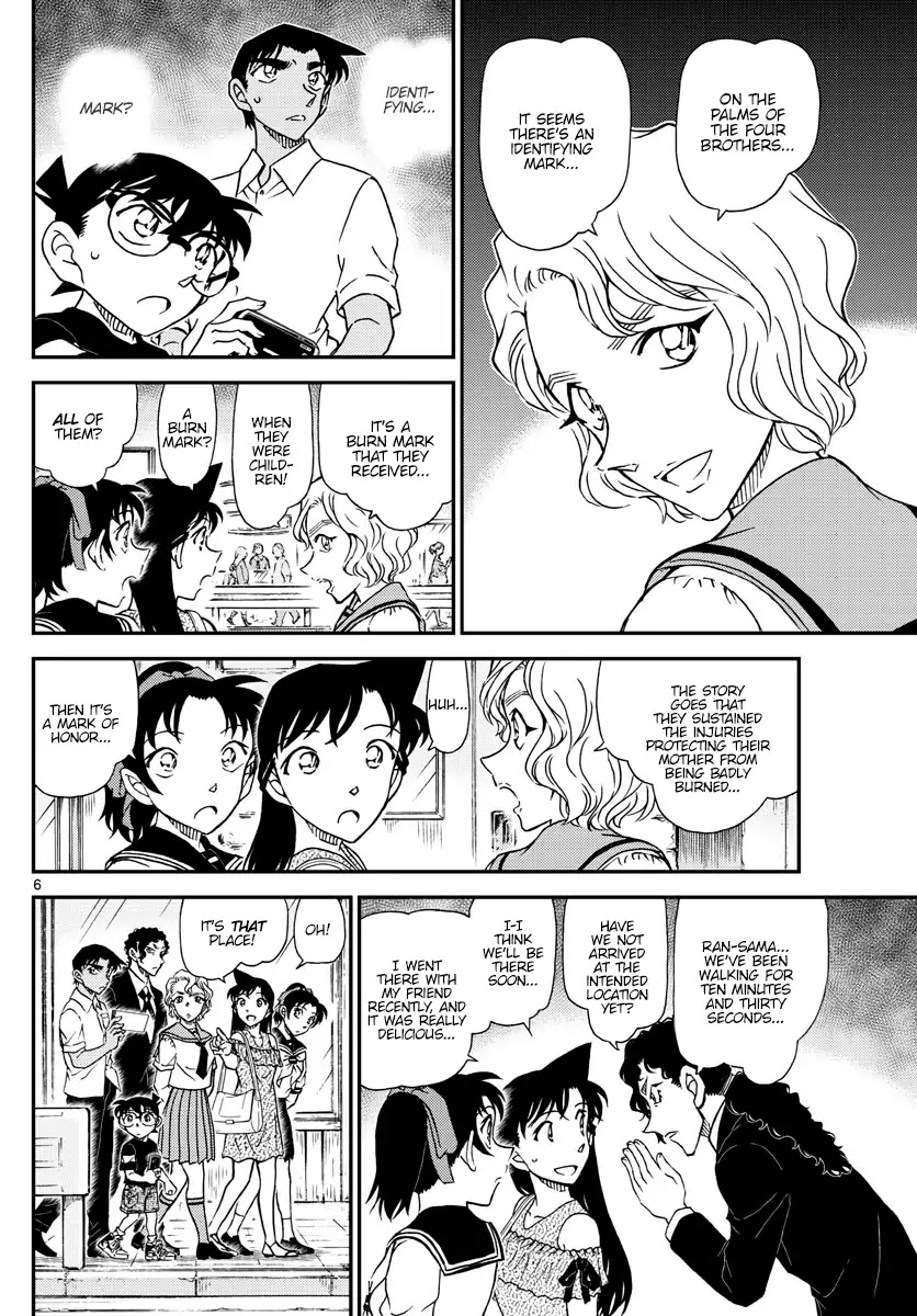 Detective Conan Chapter 1040 page 6 - Chapter 1040: From Your Footbowl Loving Mother