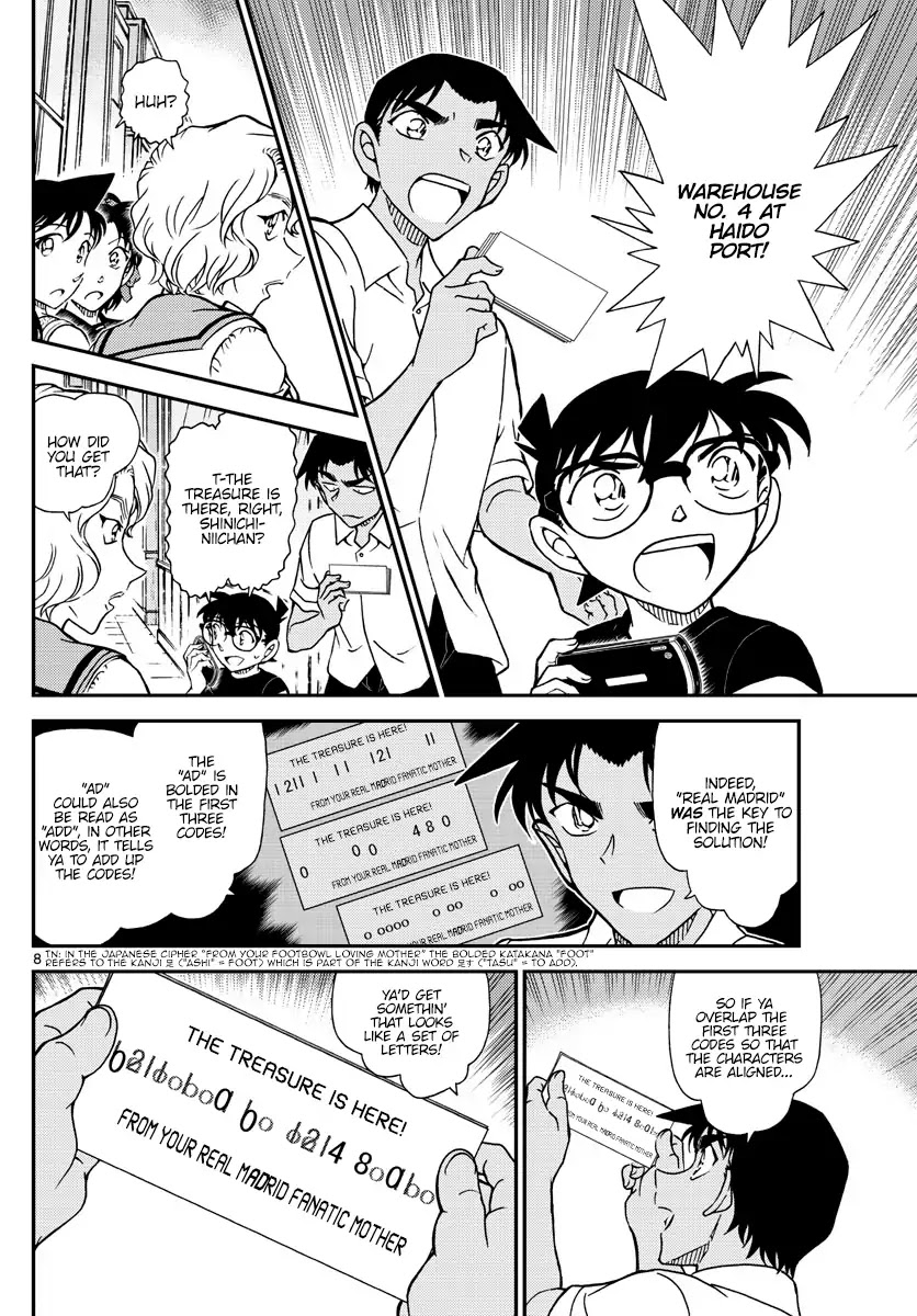 Detective Conan Chapter 1040 page 8 - Chapter 1040: From Your Footbowl Loving Mother