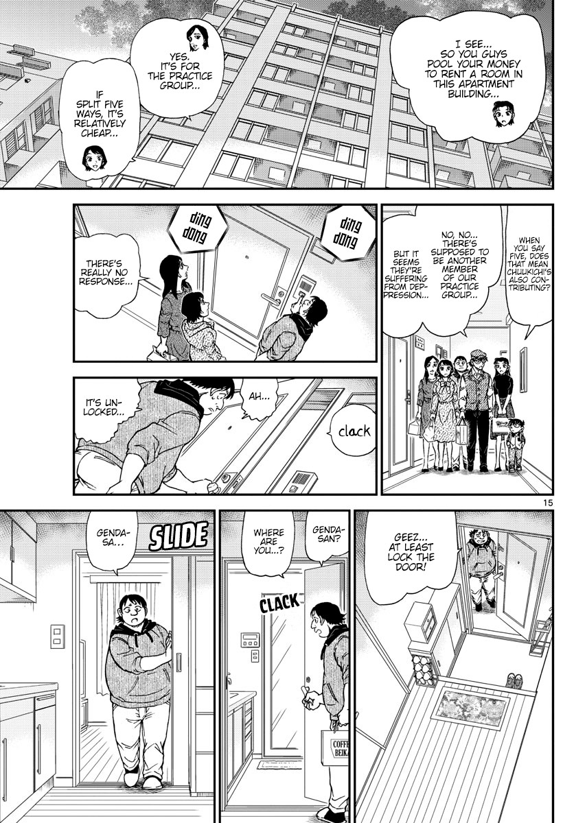 Detective Conan Chapter 1043 page 15 - Chapter 1043: The Meijin's Beard
