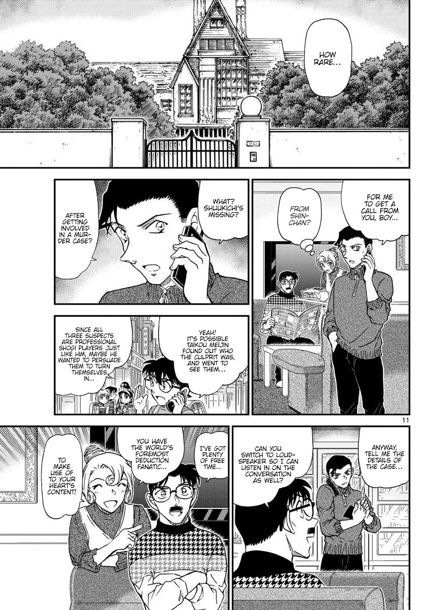 Detective Conan Chapter 1045 page 11 - Chapter 1045: The Meijin's Hand