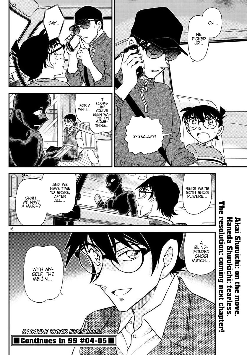 Detective Conan Chapter 1045 page 16 - Chapter 1045: The Meijin's Hand