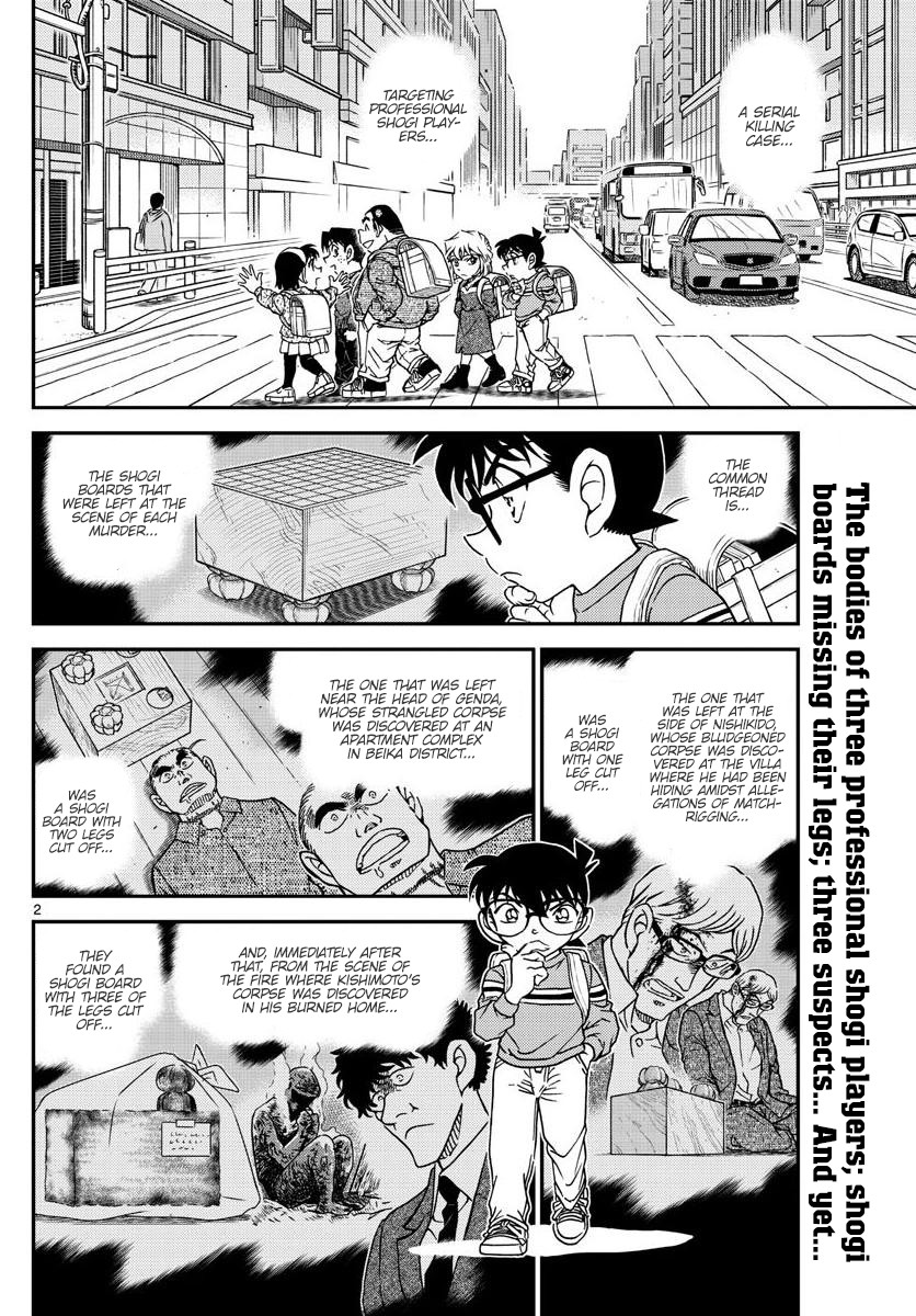 Detective Conan Chapter 1045 page 2 - Chapter 1045: The Meijin's Hand