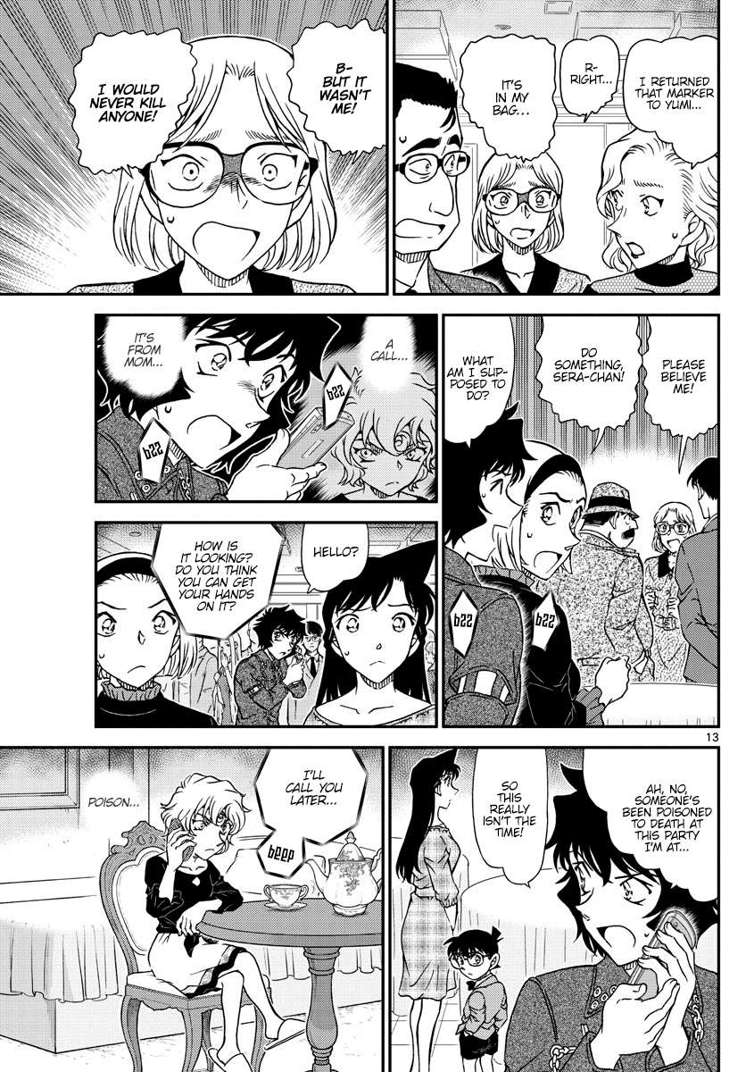 Detective Conan Chapter 1048 page 13 - Chapter 1048: Why Are You Crying...?