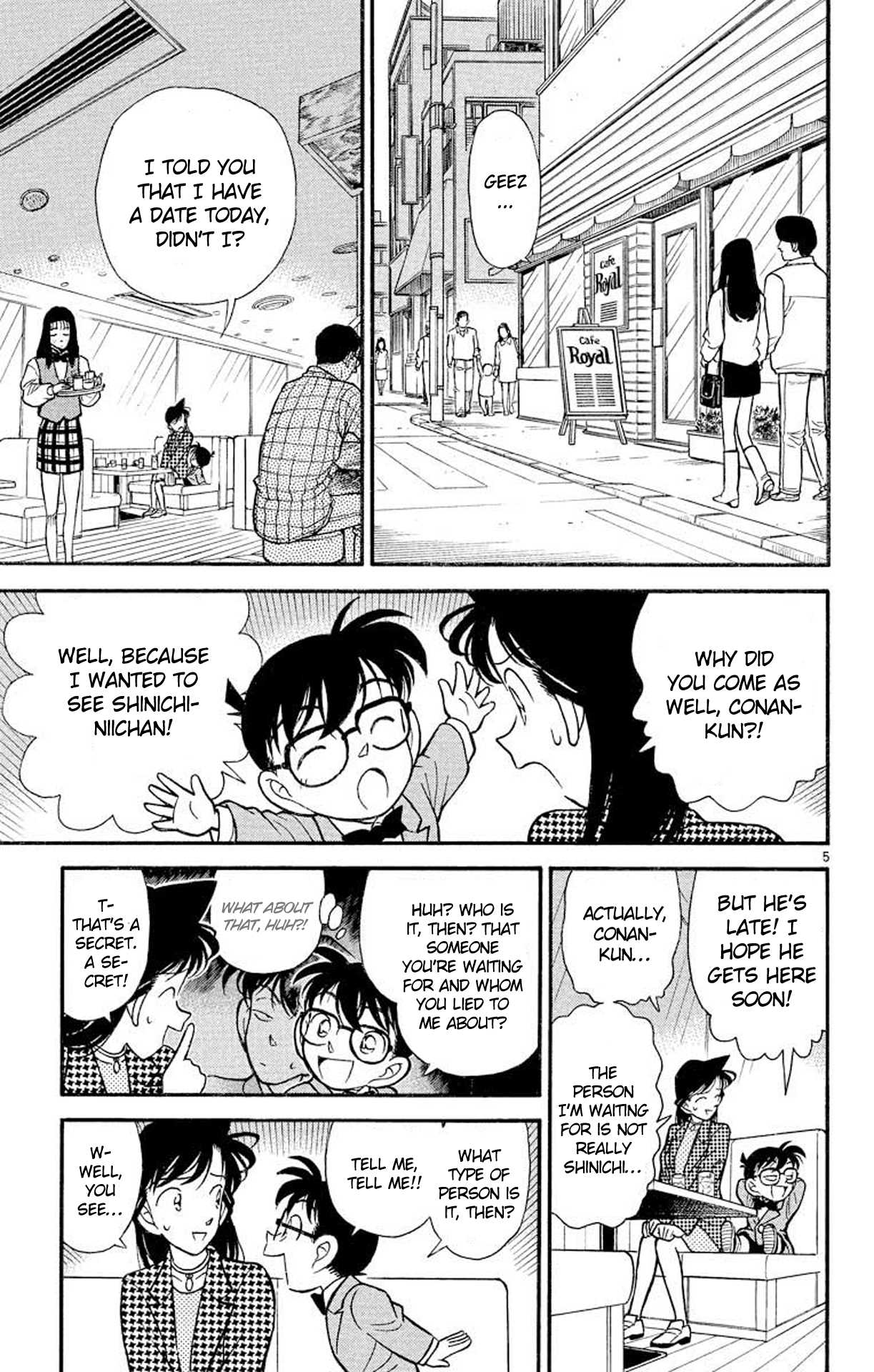 Detective Conan Chapter 105 page 6 - Chapter 105: An Important Person?!