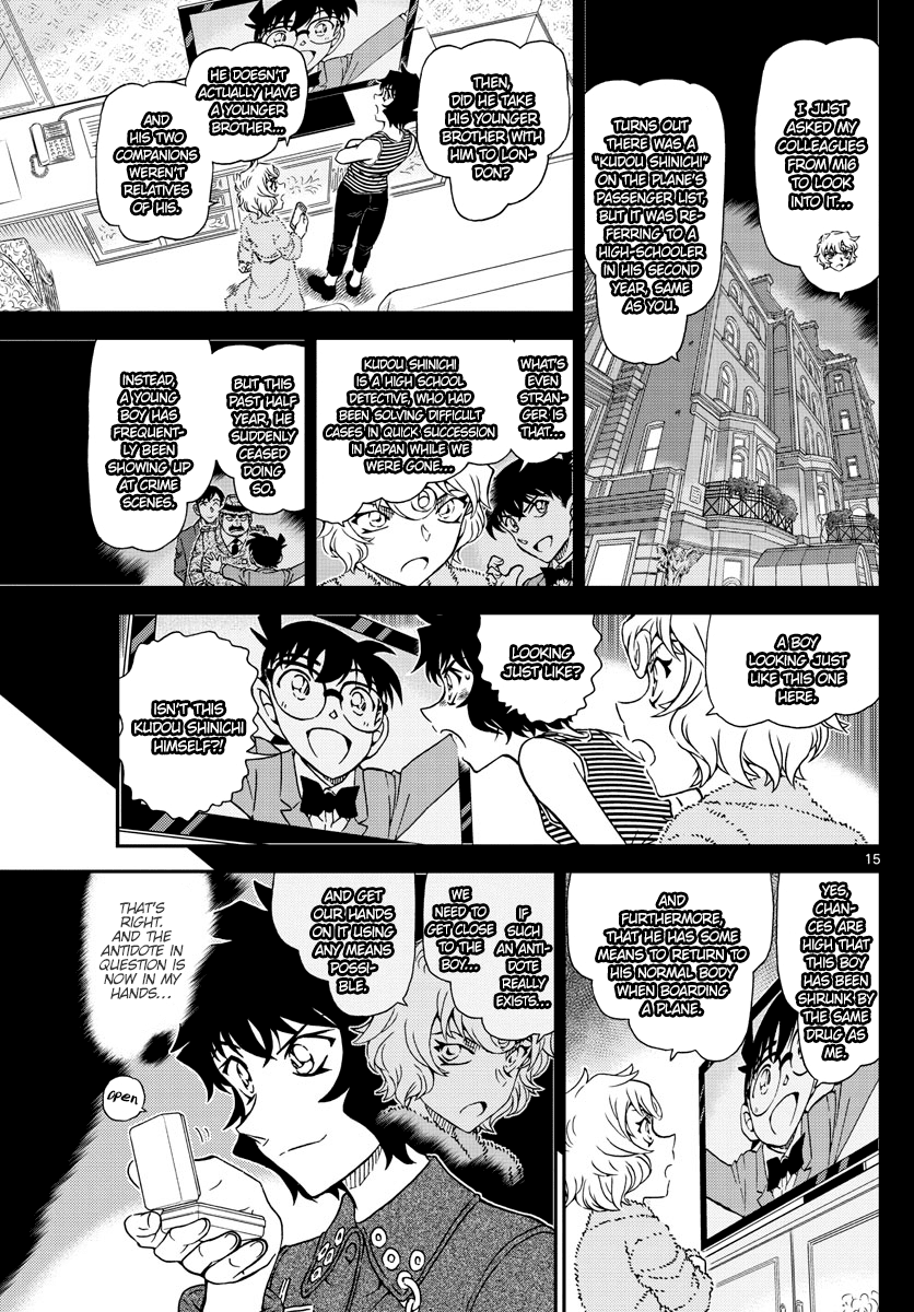 Detective Conan Chapter 1050 page 16 - Chapter 1050: Apprentice & Wizard