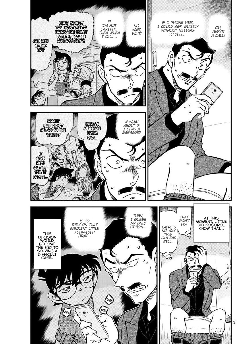 Detective Conan Chapter 1055 page 4 - Chapter 1055: Kogoro, Caught in a Dilemma