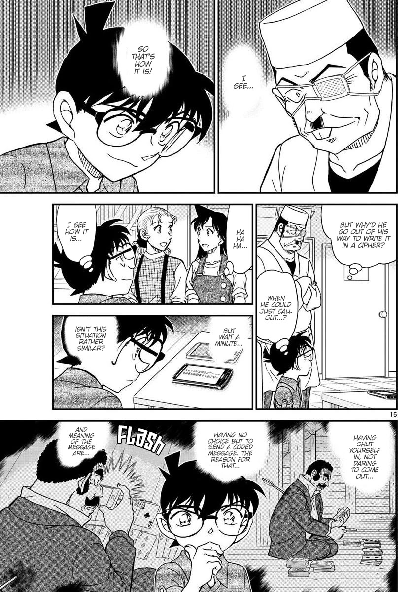 Detective Conan Chapter 1056 page 15 - Chapter 1056: A Locked-Room Murder in the Attic