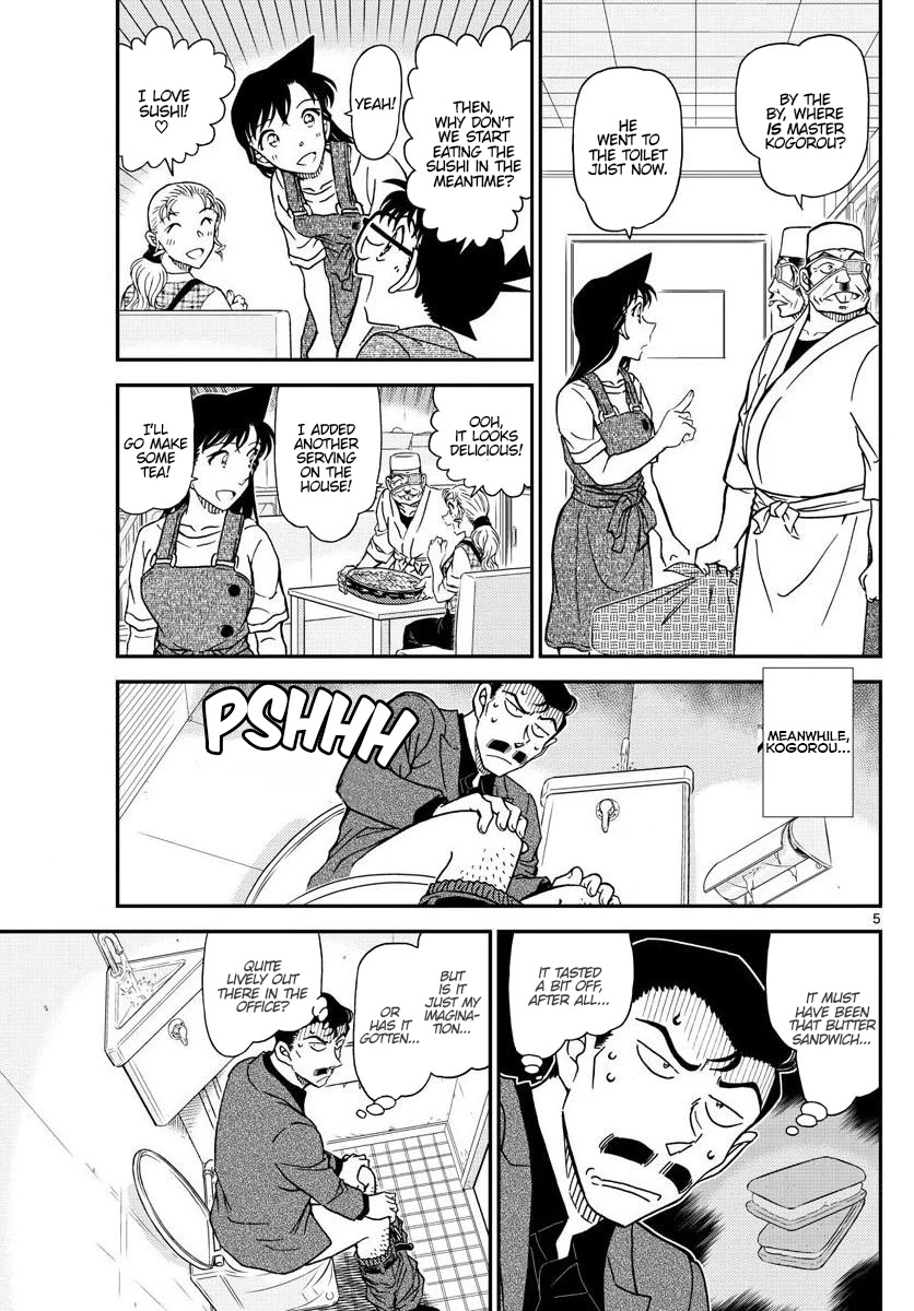 Detective Conan Chapter 1056 page 5 - Chapter 1056: A Locked-Room Murder in the Attic